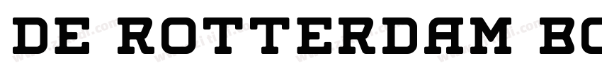 De Rotterdam Bold字体转换